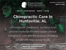 Tablet Screenshot of funchiropractic.com